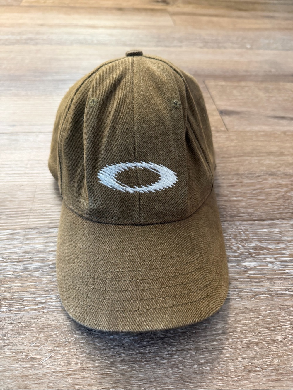 Oakley Olive Baseball Cap with White Logo